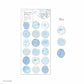Q-Lia Sealing Dear Clear Seal Sticker Sheet - Blue