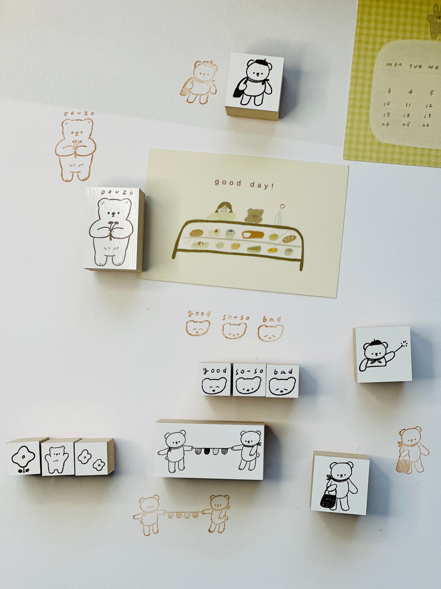 ranmyu Mini Rubber Stamp Set - Mood