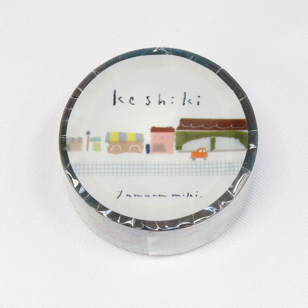 Miki Tamura x Saien Washi Art Clear Tape - Scenery (Keshiki)