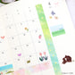 Saien x Miki Tamura Washi Art Sticker Sheet - Memories
