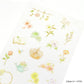 Saien Watercolor Washi Sticker Sheet - Flower