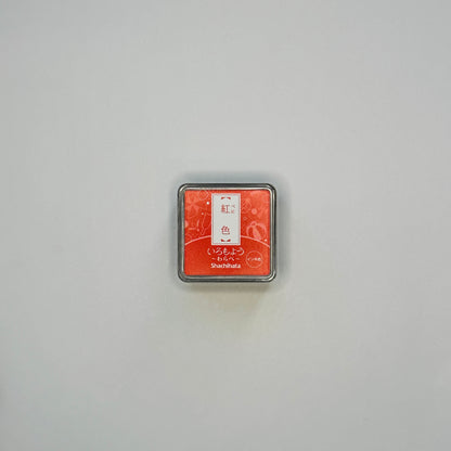 Shachihata Mini Ink Pad Collection, Japanese Traditional Colors - 29 Colors