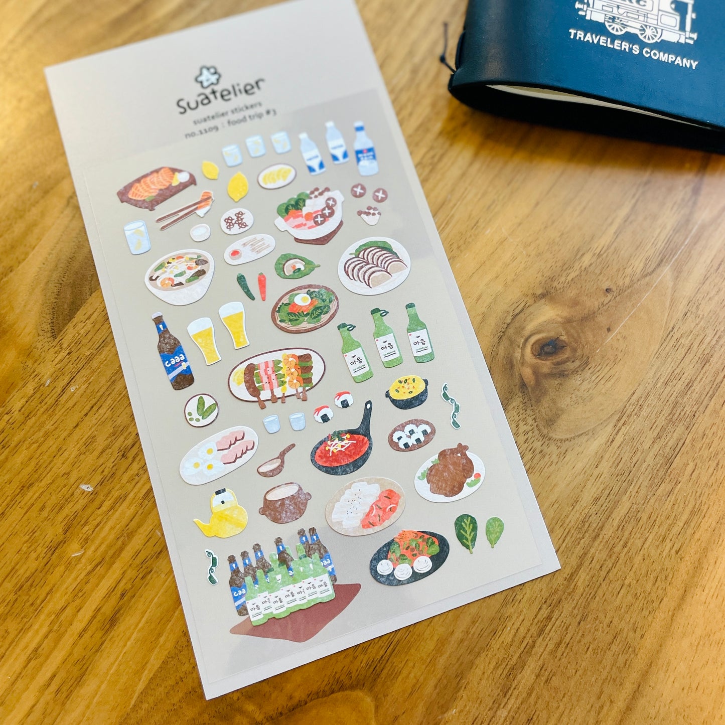 Suatelier Sticker Sheet No.1109, food trip #3