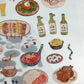 Suatelier Sticker Sheet No.1109, food trip #3