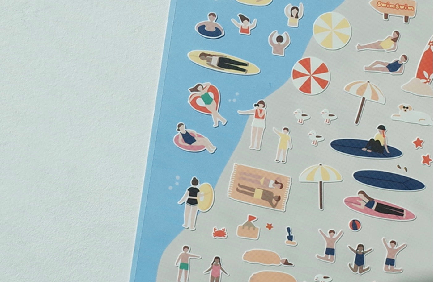 Suatelier Sticker Sheet No.1111, swim swim