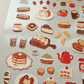 Suatelier Sticker Sheet No.1116, food trip #4
