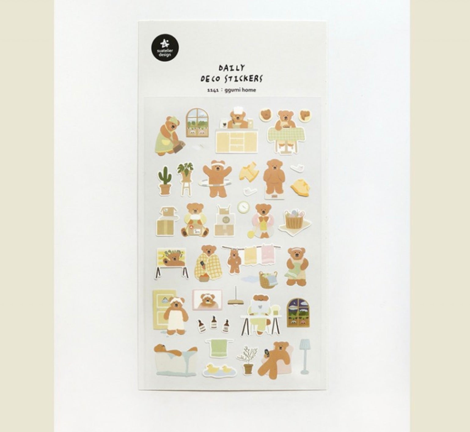 Suatelier Sticker Sheet No.1141, ggumi home