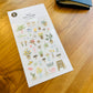 Suatelier Sticker Sheet No.1142, flower cafe