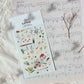 Suatelier Sticker Sheet No.1089, flower letter
