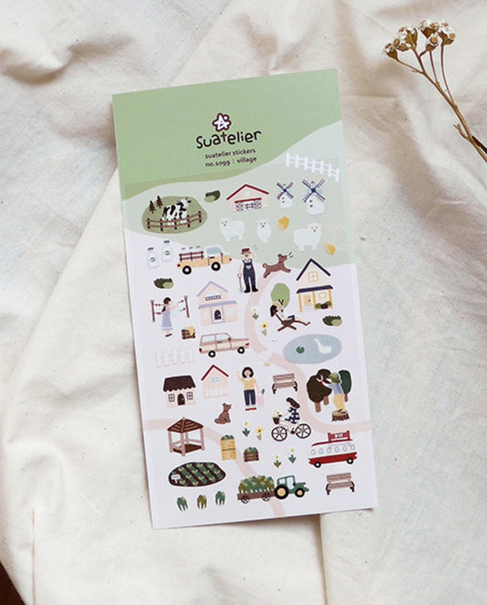 Suatelier Sticker Sheet No.1099, village