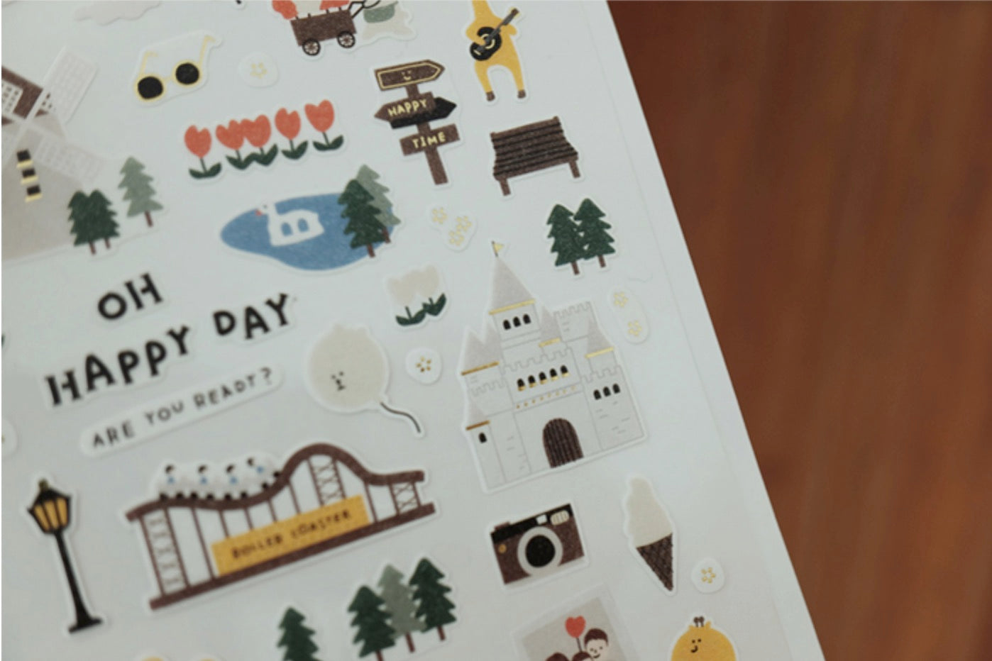 Suatelier Sticker Sheet No.1106, oh happy day