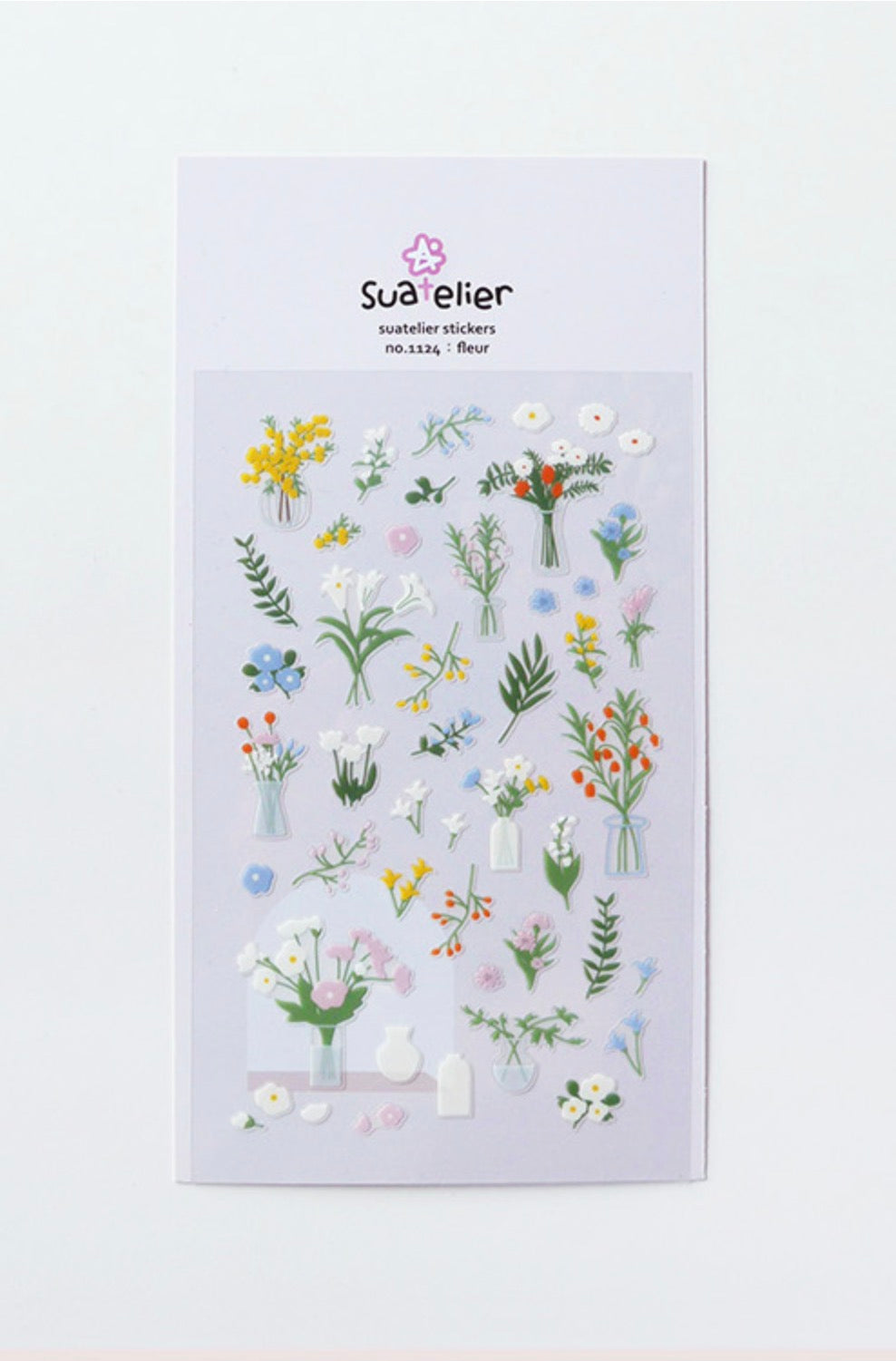 Suatelier Sticker Sheet No.1124, fleur