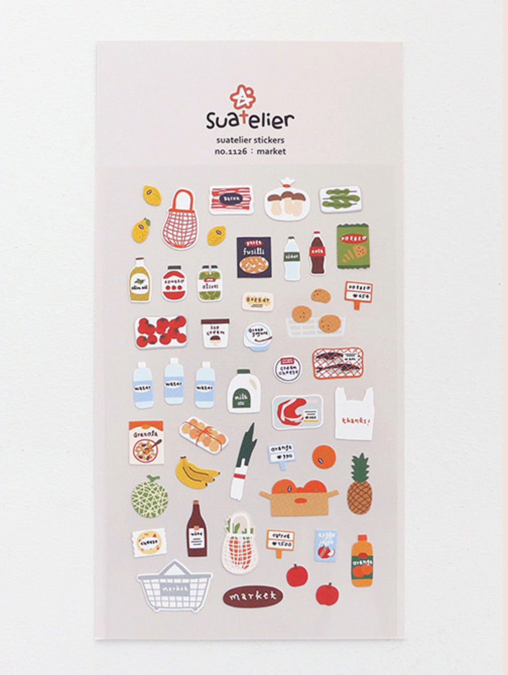 Suatelier Sticker Sheet No.1126, market