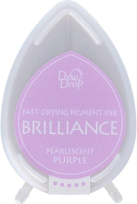 Tsukineko Brilliance Dew Drop Ink Pad - Pearlescent Purple