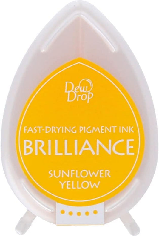 Tsukineko Brilliance Dew Drop Ink Pad - Sunflower Yellow