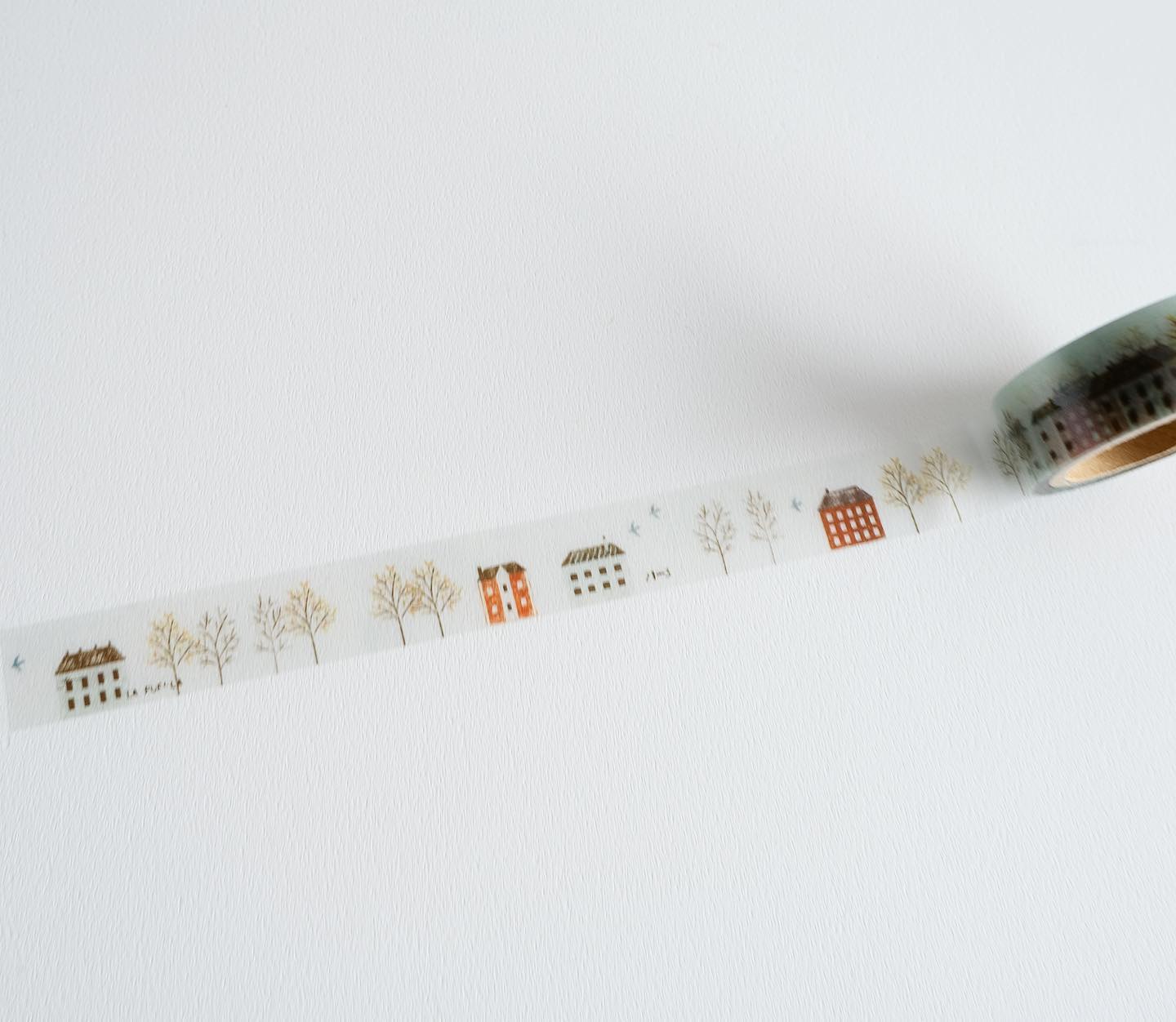 YOHAKU Clear Masking Tape - Someday in a Town (CT-025)