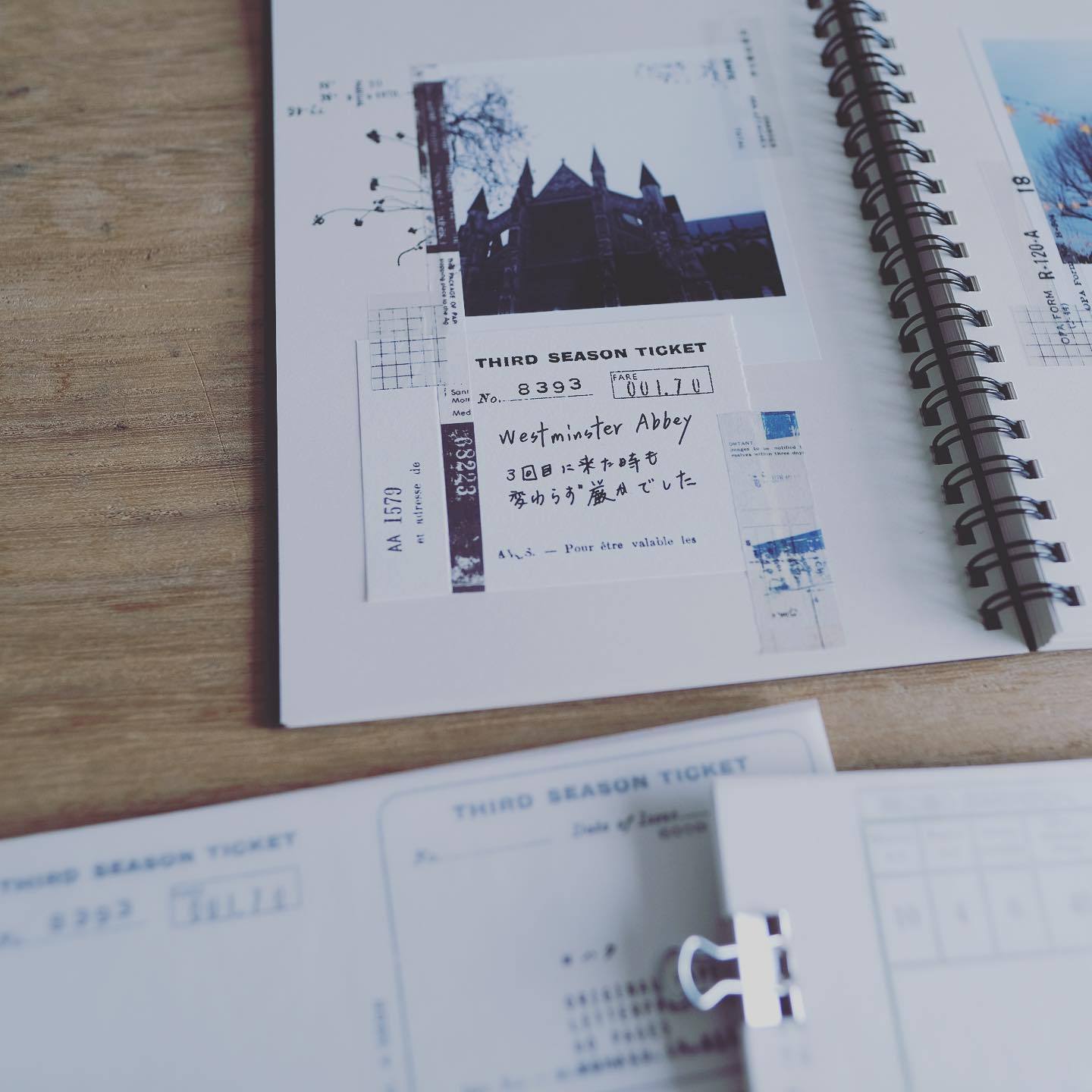 YOHAKU Letterpress Label Book - Journal (M-99)