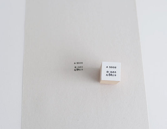 YOHAKU Rubber Stamp - Number (S-064)